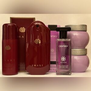 Avon original Imari cologne & deodorant + Odyssey cologne & 2 skin softeners